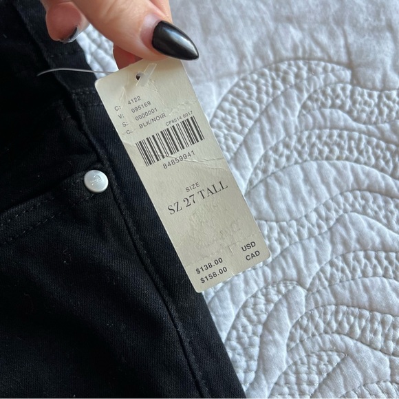 NWT - Anthropologie - Pilcro - Corset Mid-Rise Skinny Jeans - Cline Wash (Black) - Picture 9 of 13